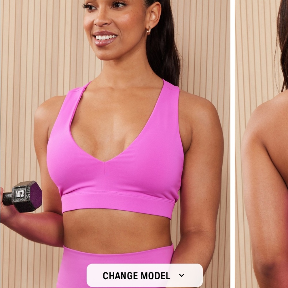 Fabletics On-The-Go Midi Medium Impact Sports Bra